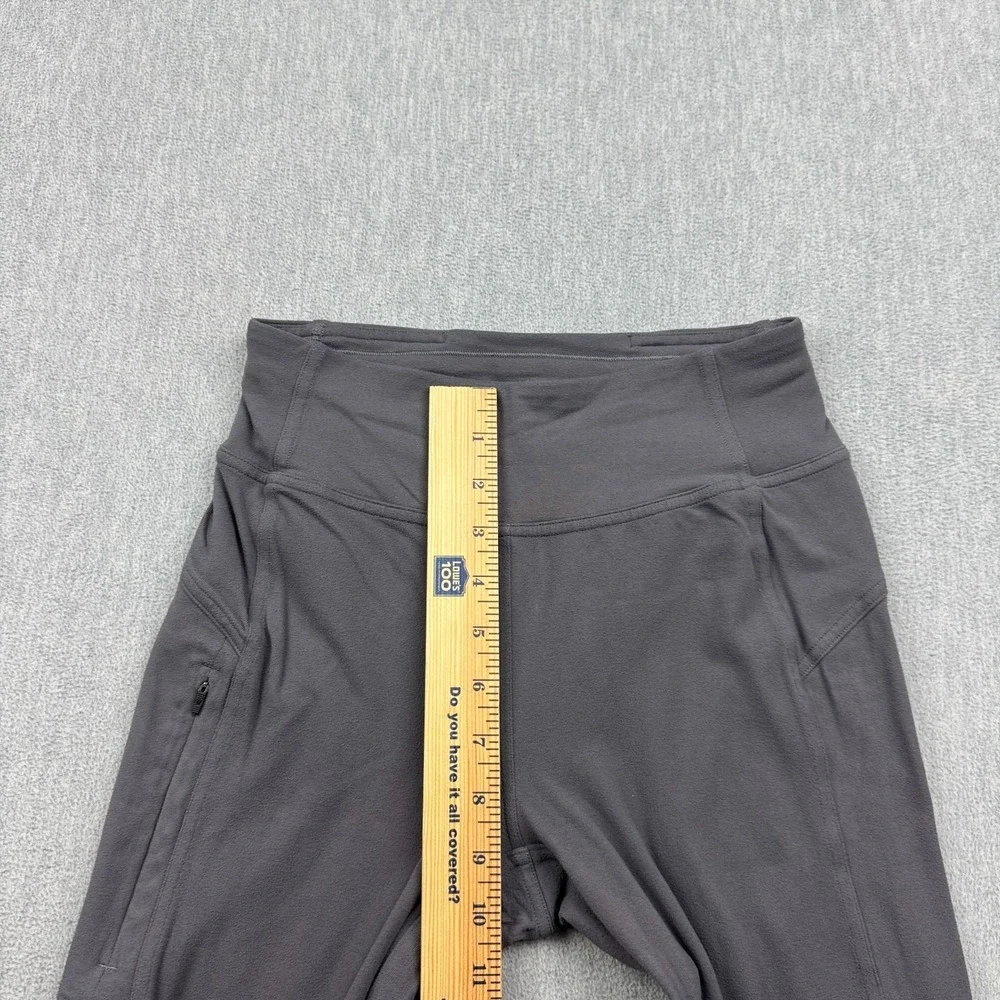 Lululemon Jogger Womens 2 Gray Run On Stretch Elastic Pocket Workout Gym Running